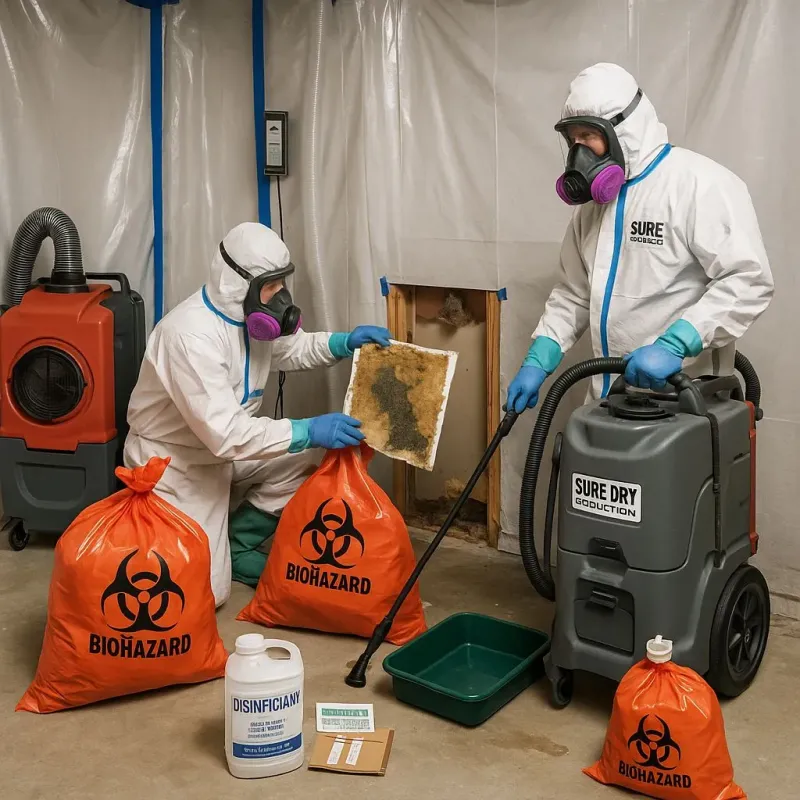 Contaminated Water Handling Protocols process in Los Fresnos, TX